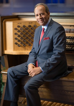 Calvin at the organ